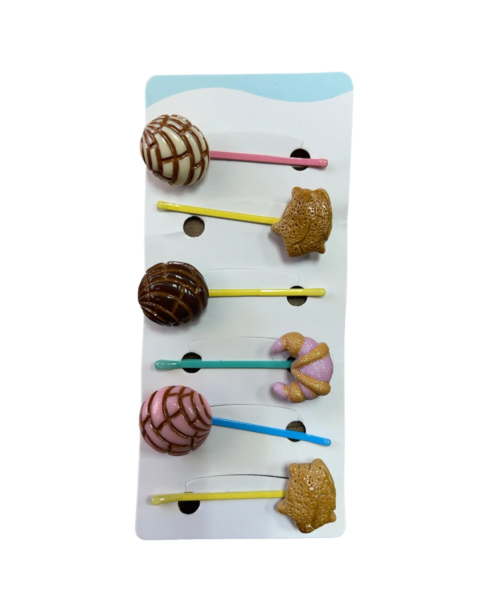 Mexican Sweet Bread Hair Clips