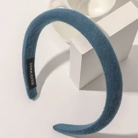 Minimalist Solid Headband - Blue