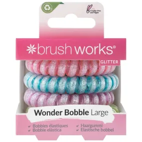 Pack Of 5 Large Wonder Bobbles Spiral Hair Tie Accessory