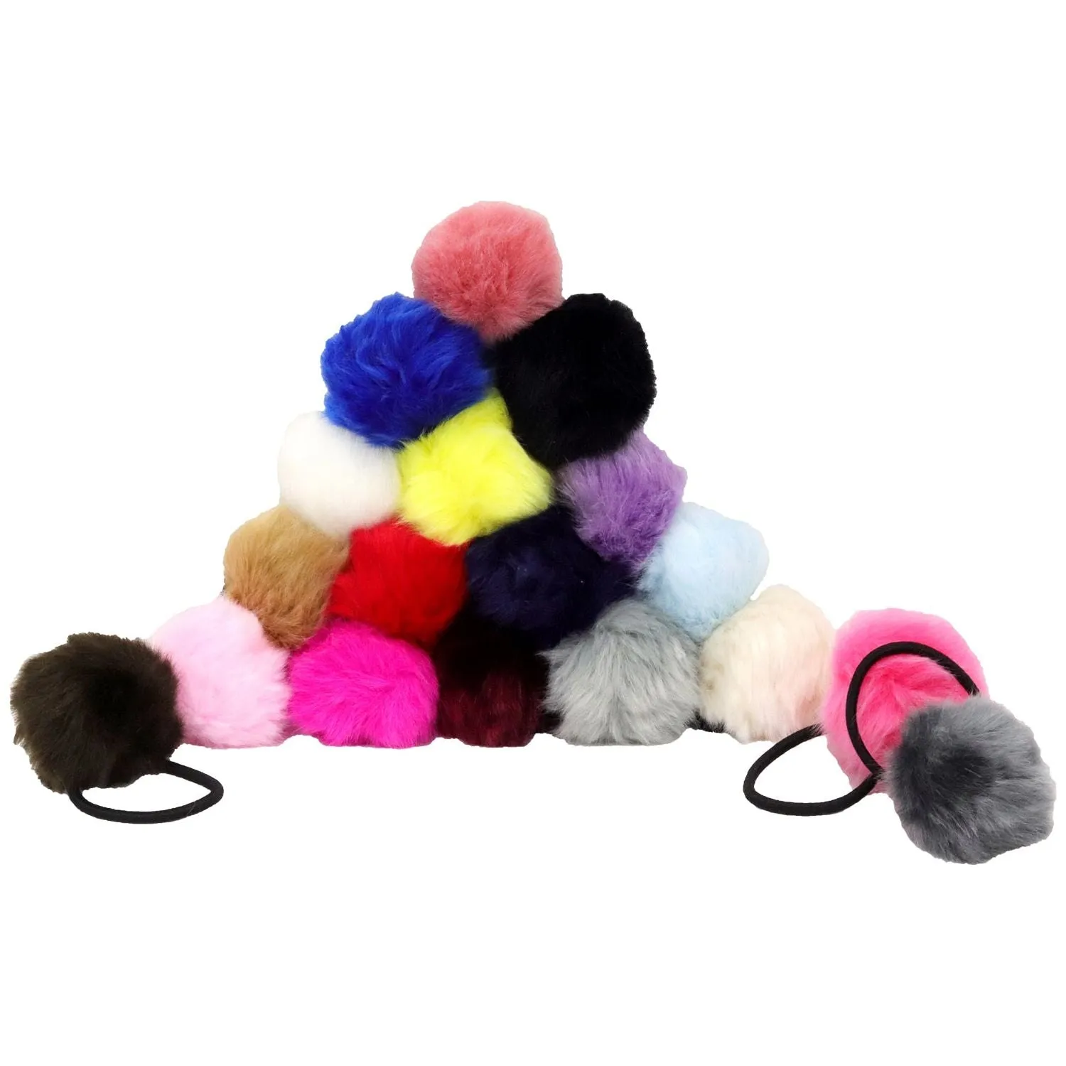 Pom Pom Hair Elastics