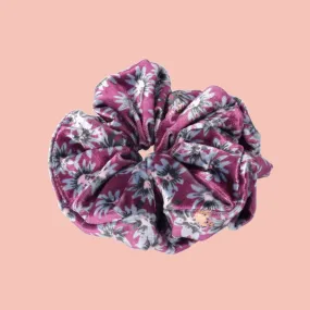 Purple Bloom Scrunchie