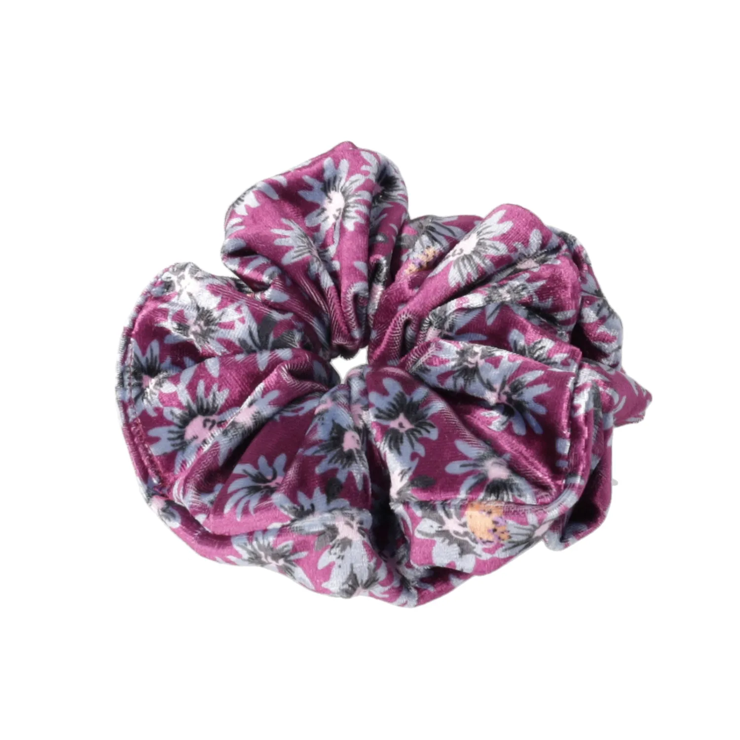 Purple Bloom Scrunchie