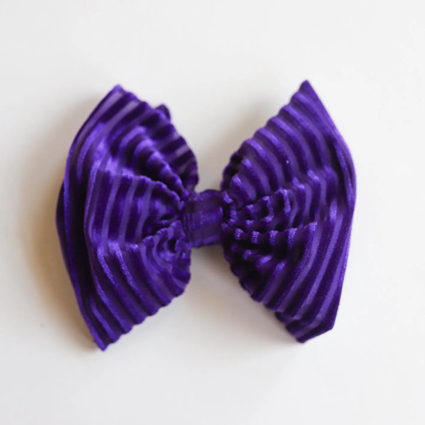 Purple Luxe Big   Skinny Bow