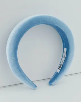 RACHEL Headband (light blue velvet)