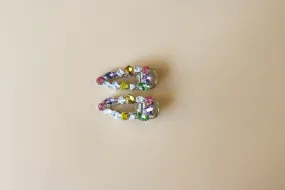 Rainbow Hair Clips (2pcs)