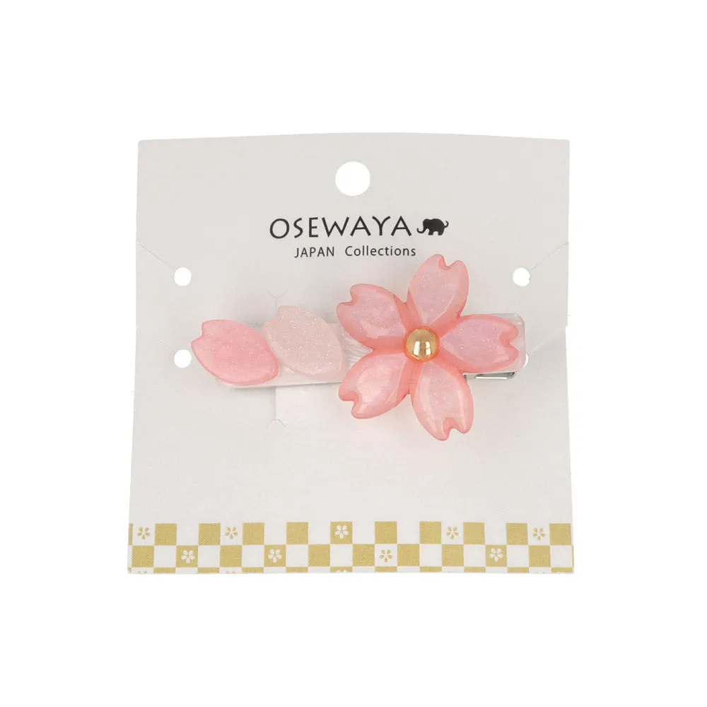 Sakura Rectangle Hair Clip