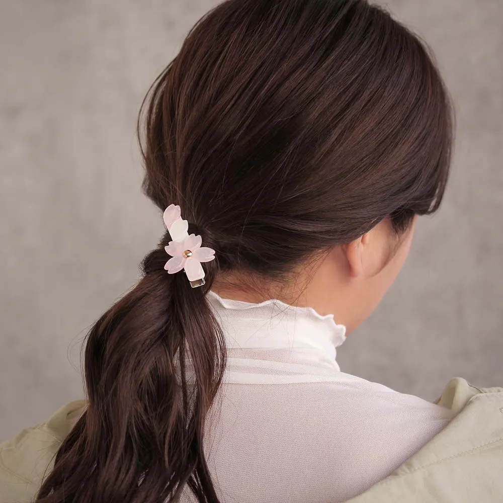 Sakura Rectangle Hair Clip