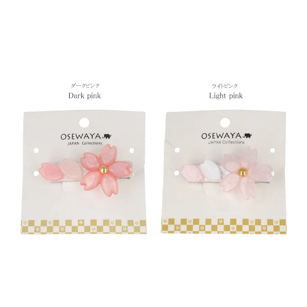 Sakura Rectangle Hair Clip