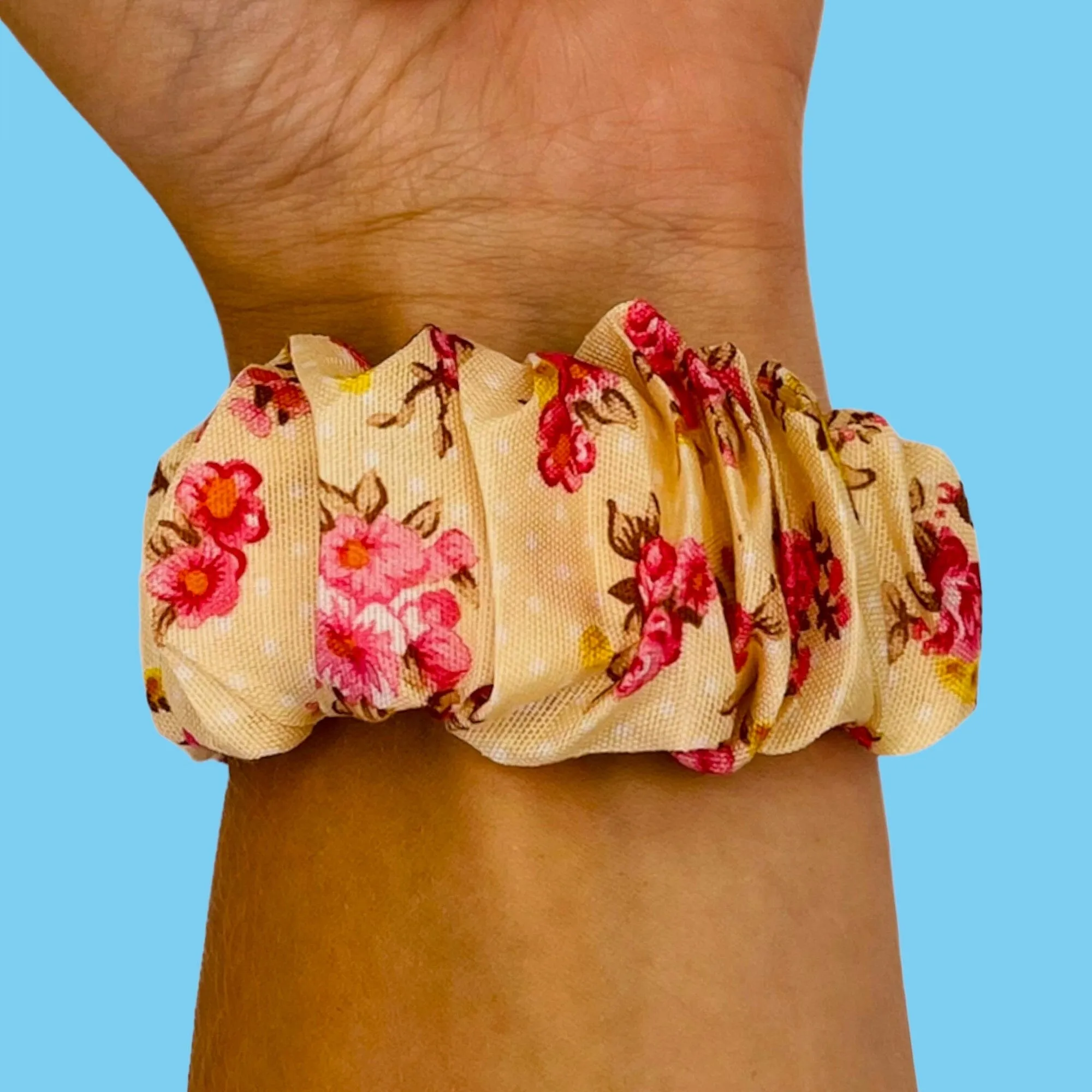 Scrunchies Watch Straps Compatible with the Fossil Hybrid Range