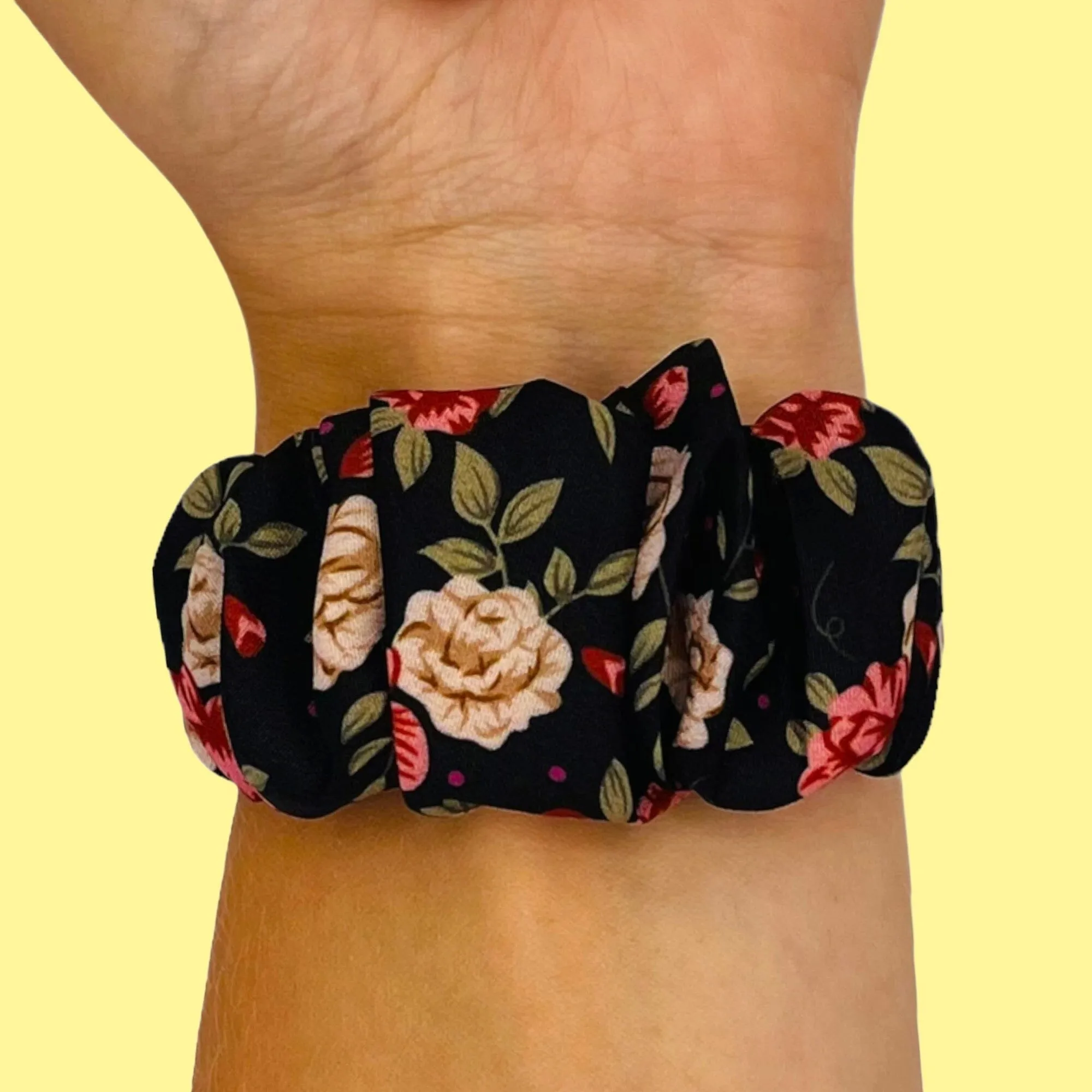 Scrunchies Watch Straps Compatible with the Fossil Traditional 22mm Range