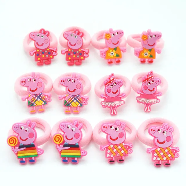 Soft Fabric Peppa Pig Hair Bands