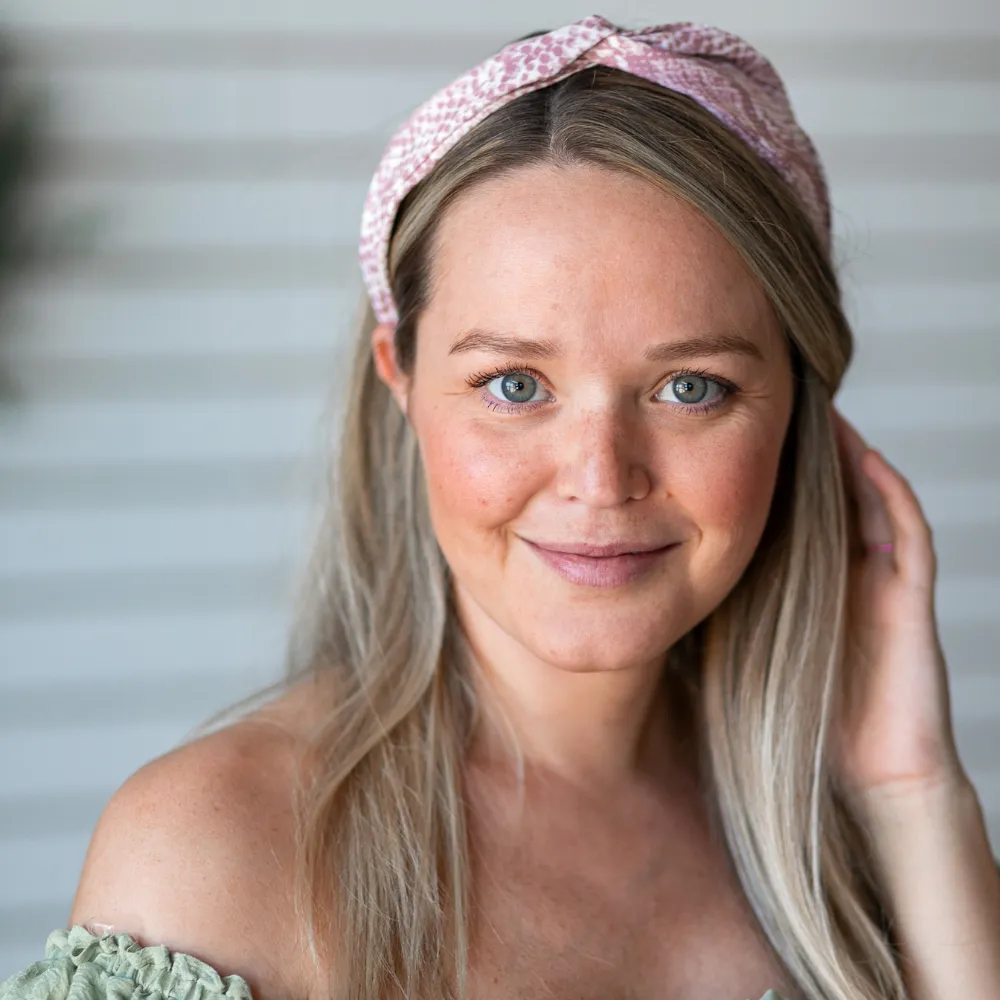 Soft Wild Thing Headband - Blush Snake