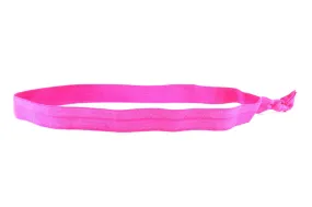 Solid Pink Elastic Headband (SKU 6087 HB)