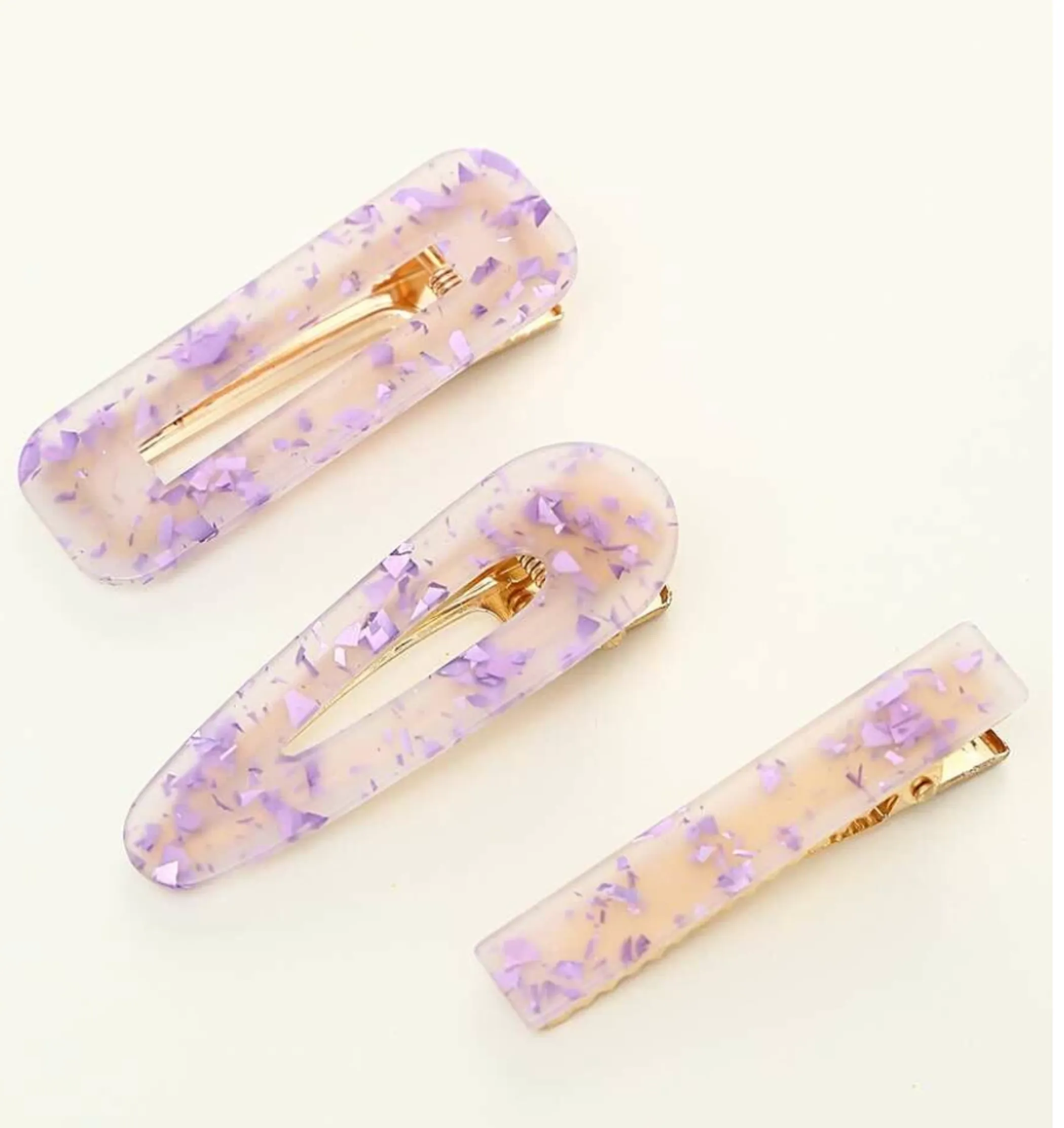 Sparkle Resin Clips