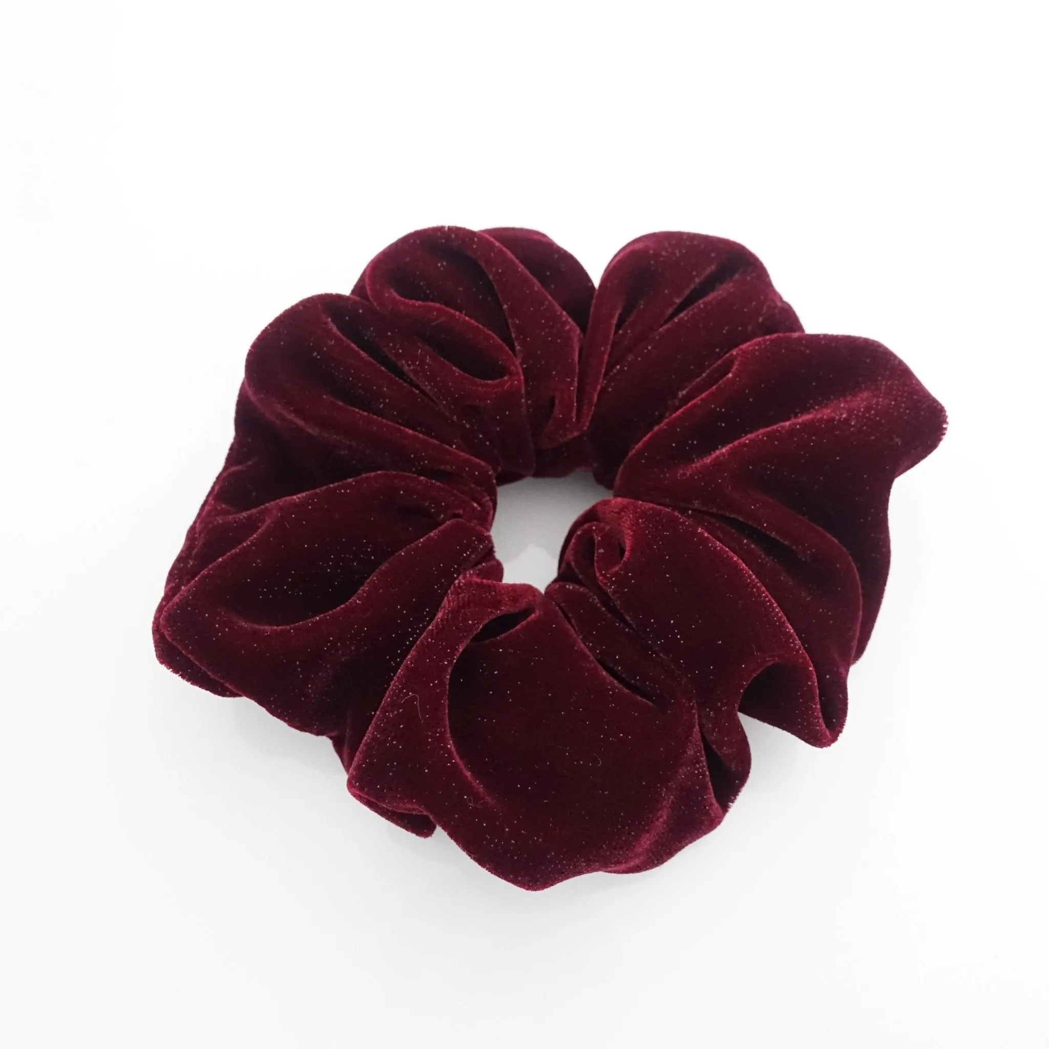 Sparkling dazzle velvet scrunchies velvet hair scrunchie for women