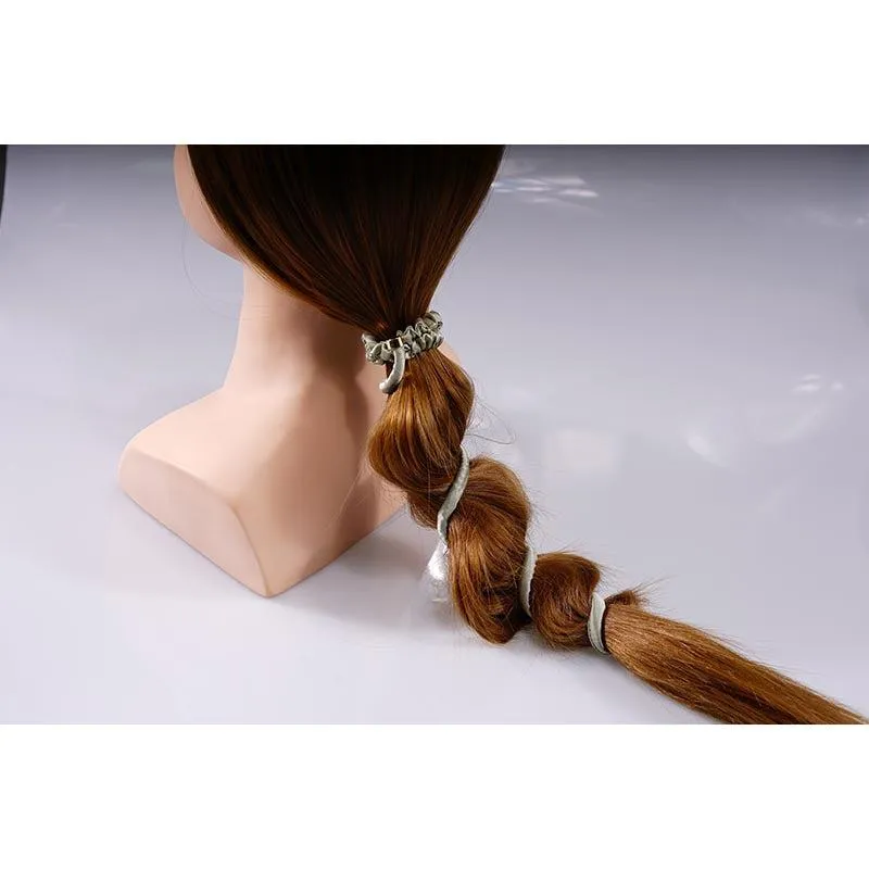 Spiral hair ties silk - custom and wholesale