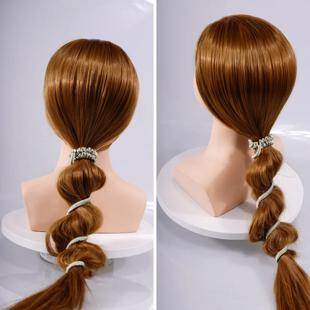 Spiral Silk Hair Ties Custom Wholesale