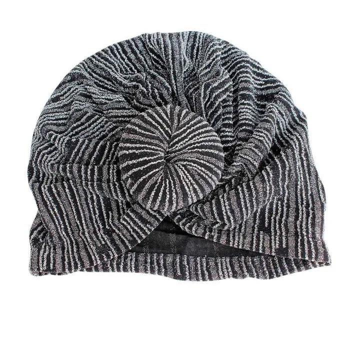 Stripe Donut Knot Turban