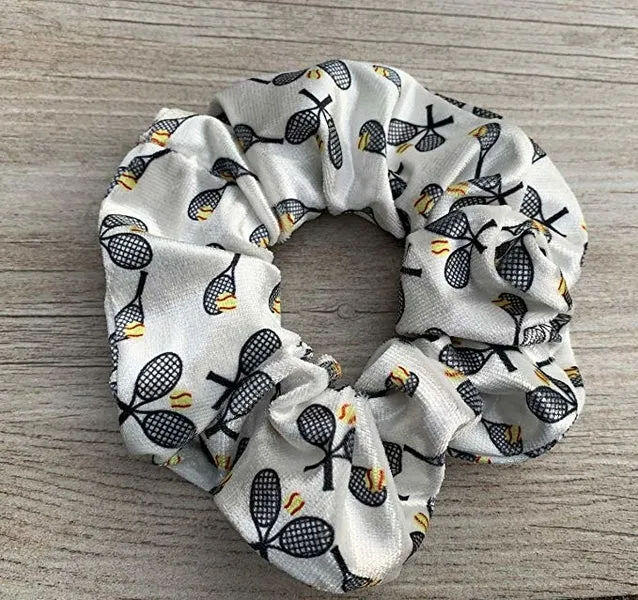 Tennis Premium Velvet Scrunchie