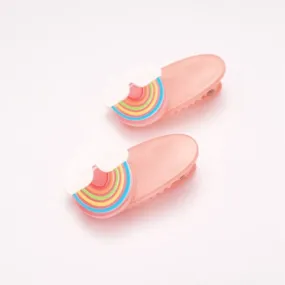 The Edit - Pastel Rainbow Hair Clips