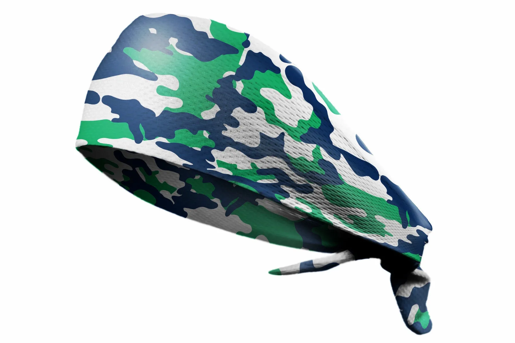 Tie Back Camo Green Navy (SKU 7543)