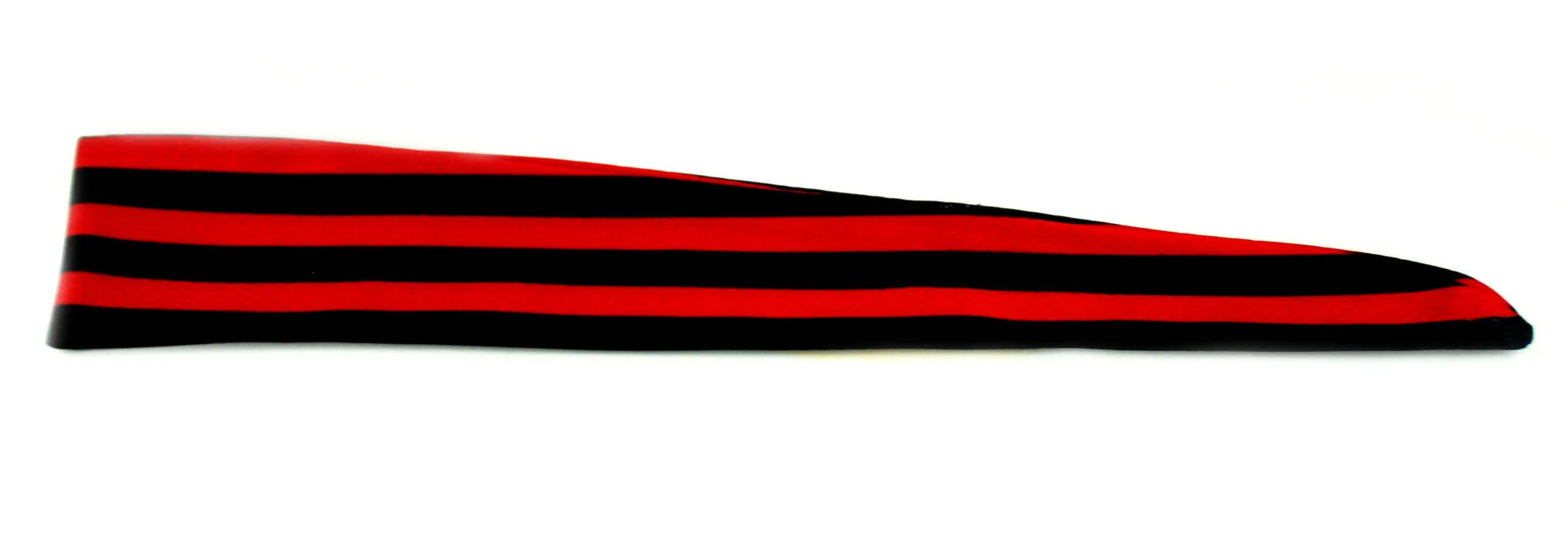 Tie Back Horizontal Stripes Red Black (SKU 7510)