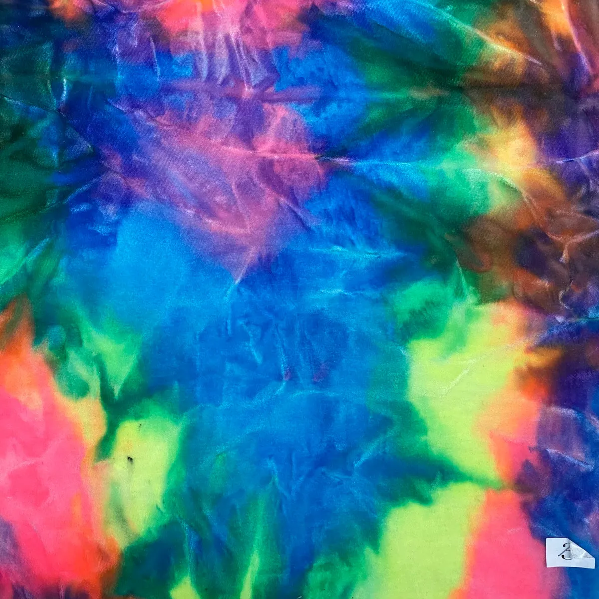 Tie Dye Stretch Velvet Fabric