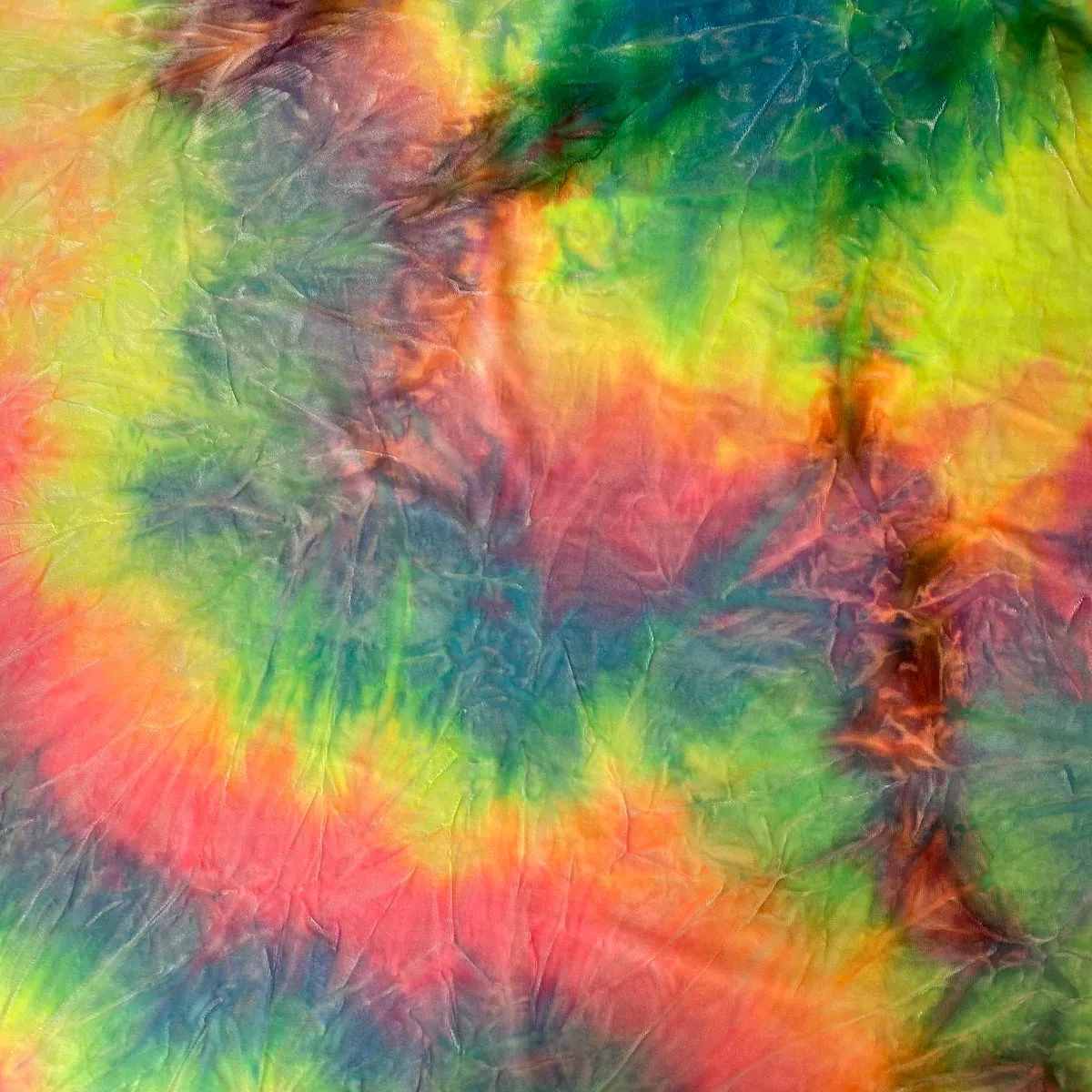 Tie Dye Stretch Velvet Fabric