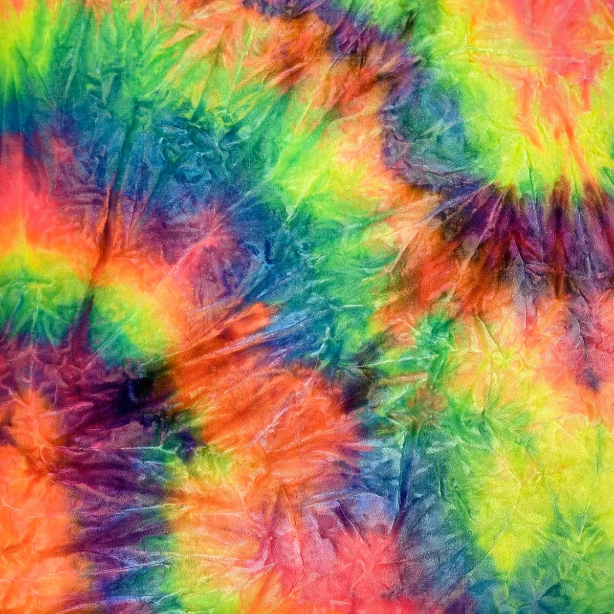 Tie Dye Stretch Velvet Fabric