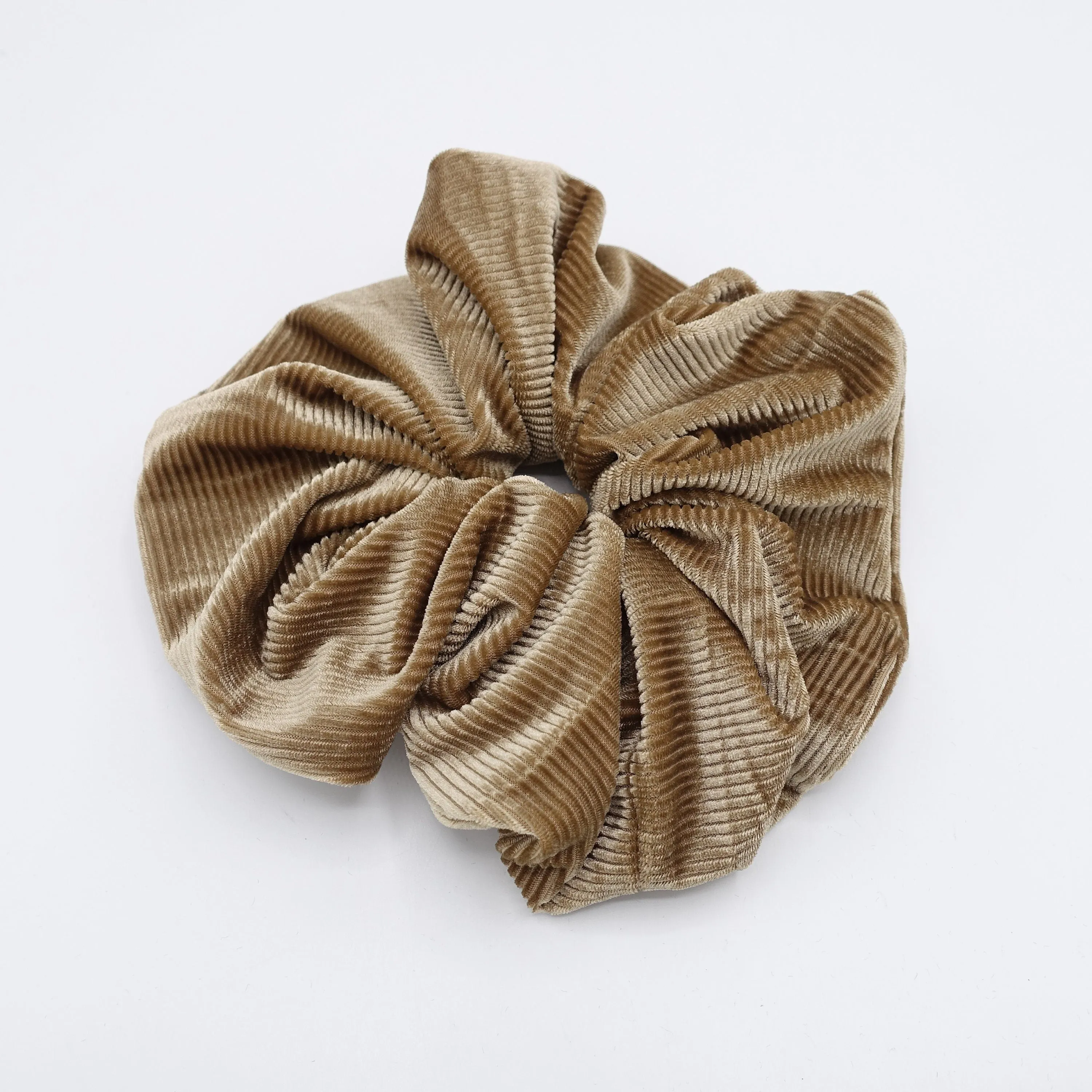 velour scrunchies, corduroy scrunchies, large scrunchies for women