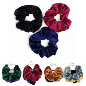 Velvet 3 PC Hair Tie 0124F (12 units)