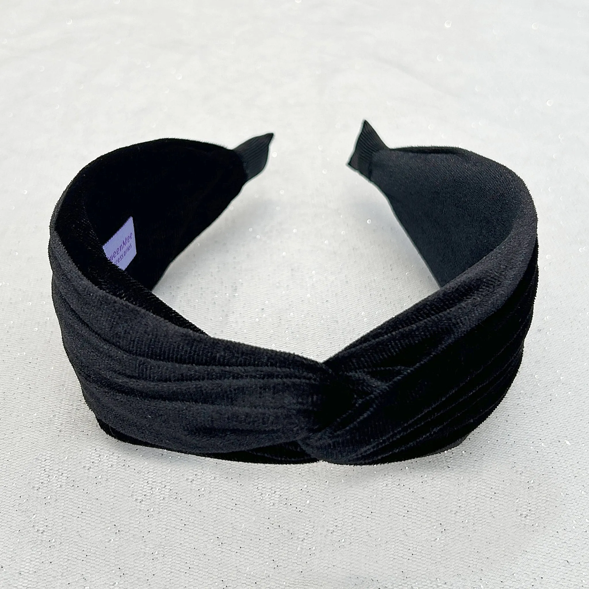 Velvet Headband Velvet Knot Headband in Red or Black