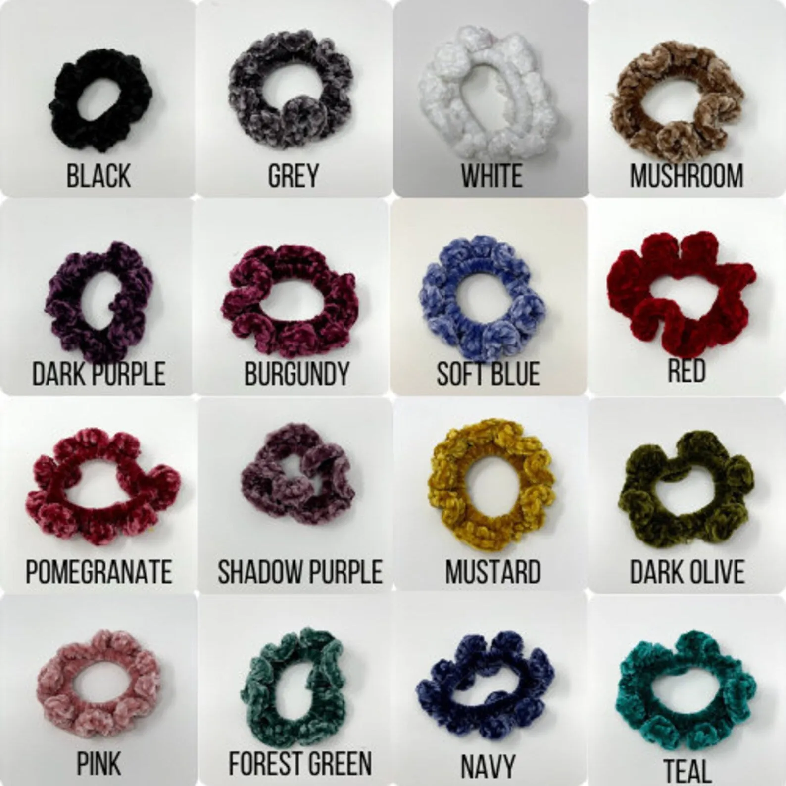 Velvet Scrunchies