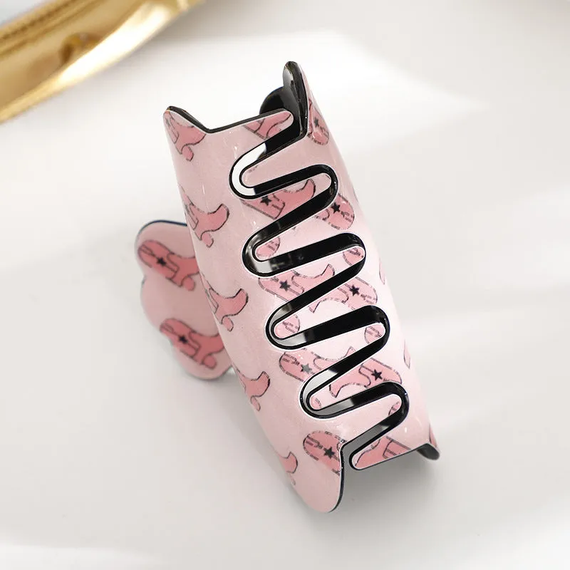 Wholesale 10pcs Acrylic British Style Hat Hair Clip