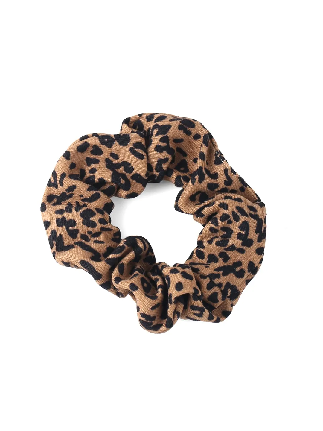 Yellow Chimes Hair Band for Girls Women Hair Accessories for Girls Hairband & Scrunchies Set For Women Leopard Printed Satin Scrunchies Head Bands for Girls Hair Ties Head Band for Girls Gift For Women & Girls