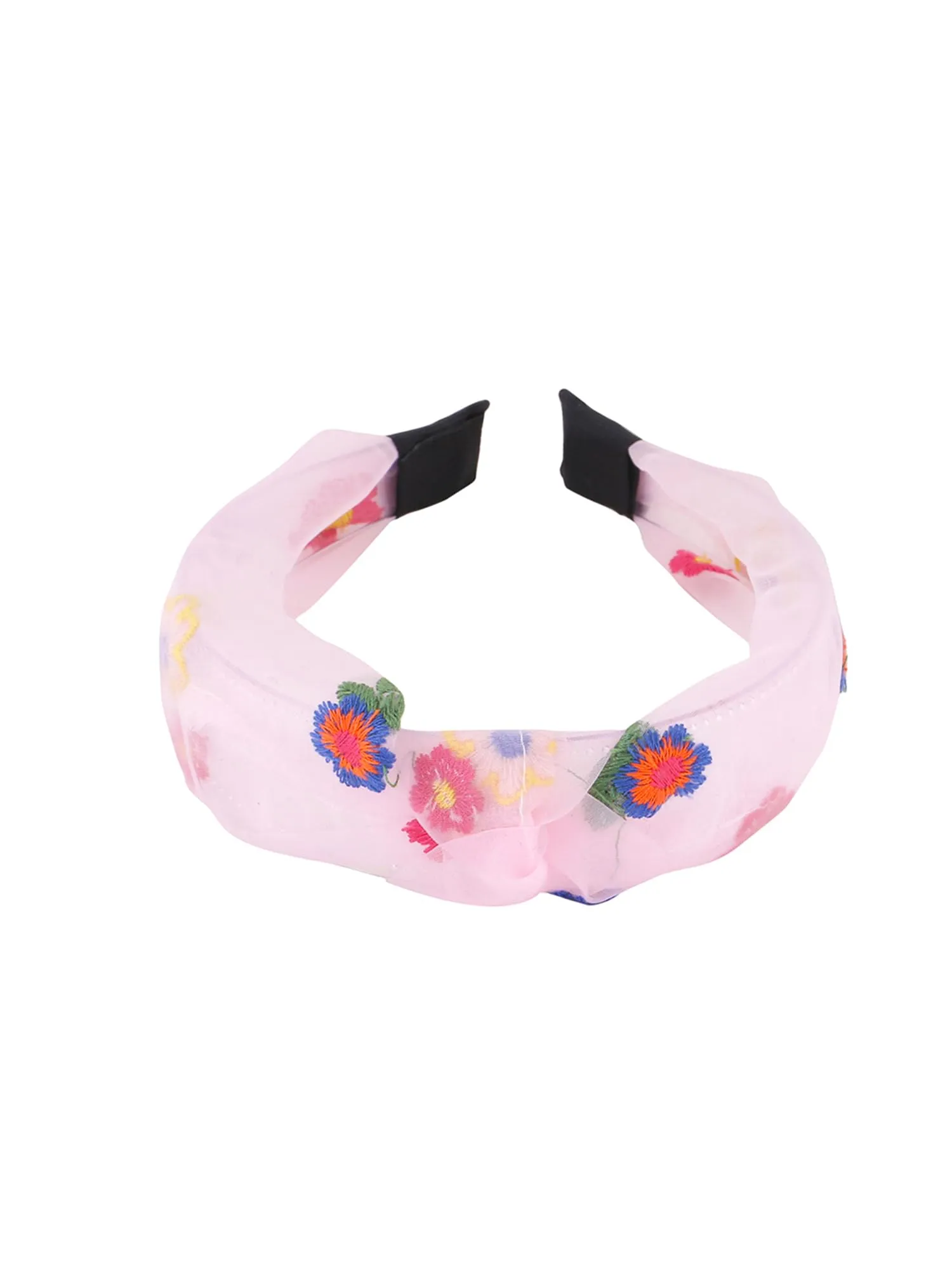 Yellow Chimes Hair Band for Women Girls Hair Accessories for Women Solid Headband for Women Knot Fabric Hair Band for Girls Floral Headband Cross Knot Hair Bands Elastic Hair Accessories